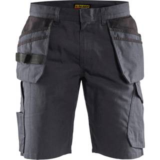 Blåkläder 1494 Service Shorts med sømlommer / Service Arbejdsshorts med sømlommer - C46 - Mellemgrå/Sort