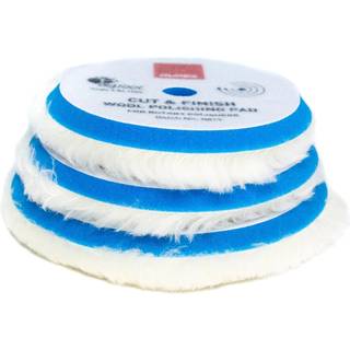 Rotary Ø:180 mm wool pad, cut & finish Ø:150mm, 1 stk.