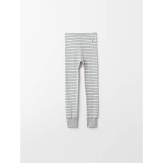 Polarn O. Pyret Polarn O. Pyret Grey Organic Cotton Striped Leggings