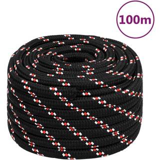 tovværk til båd 20 mm 100 m polypropylen sort