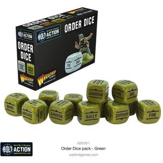 Green Order Dice til Bolt Action af Warlord Games