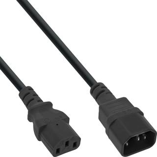 InLine C13 - C14 enhed og forlængerkabel, 0,5 m