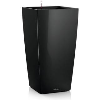 LECHUZA CUBICO Premium sort højglans 40 cm