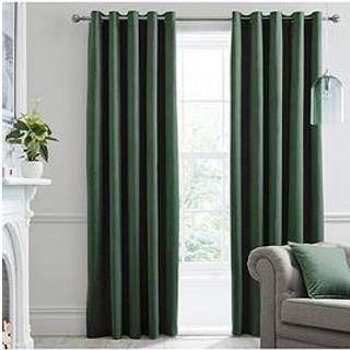 Laurence Llewelyn-Bowen Laurence Llewelyn-Bowen Teal Montrose Velvet Blackout Thermal Eyelet Curtains
