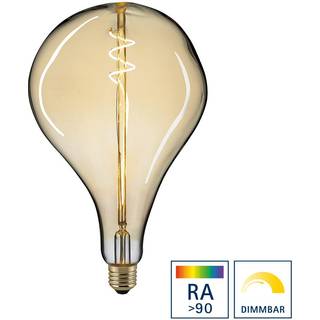 LED-pære Giant Drop E27 5W Filament 918 dim guld