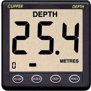 Ekkolod NASA Marine Instruments Clipper Depth System, 12V + transducer (fast frekvens)