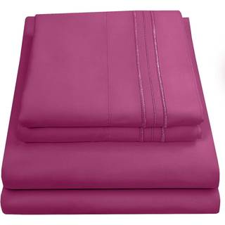 Lagens?t i fuld st?rrelse - ?ndbare luksuslagner med fuld elastiske og sikre hj?rnestropper indbygget - 1800 Supreme Collection Ekstra bl?dt seng