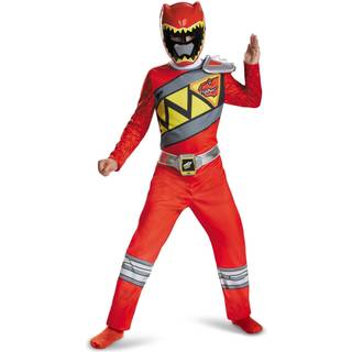 Red Power Ranger Dino Charge Kinderkostüm 10-12 Jahre