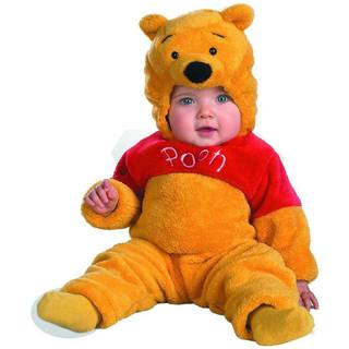 Winnie the Pooh Deluxe 2 -sidet plysj jumpsuit kostume - lille (2t)