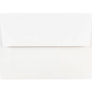 Jampapir A7 Invitation Konvolutter - 5 1/4 x 7 1/4 - Hvid - 50/pakke