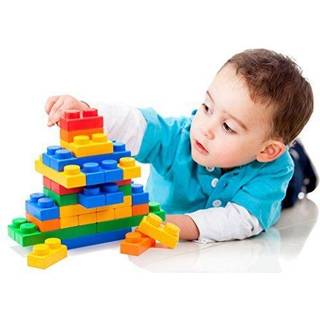 UniPlay Basic Soft Building Blocks - Kognitiv utveckling Toy Education Blocks Interactive Sensory Chew Toy för åldrarna 3 månader och uppåt (60 -