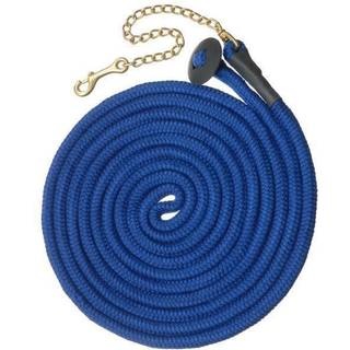 Hård 1 rullet bomulds lunge linje w. Kæde 25 sort