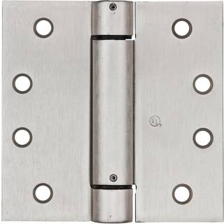National MFG/Spectrum Brands HHI Satin Nickel National Hardware N350-801 4 X 4 Square Corners Spring Hængsel 4-tommer