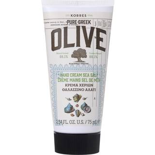 Korres Pure Greek Olive & Sea Salt Fugtgivende håndcreme Med havsalt 75 ml - 75 ml