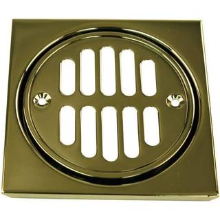 WestBrass bruser sil sæt firkantet med krone poleret messing D313-03