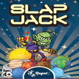 Regal Games Slap Jack Card Game for Kids Ages 4 5 6 7 8 9 | Roligt resebrädspel för familjer (1 paket)