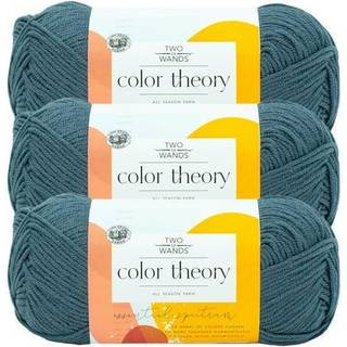 (3 Pack) Lion Brand Yarn To af tryllestav: Farveteori garn stenvask