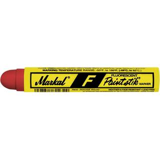 Markal 82832 F Paintstik - Rough Surfaces Solid Paint Marker Flourescent Red (Pack of 12)