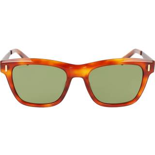 Calvin Klein Unisex CK21526S 213 Solbriller Plast Havana Grøn Firkantet