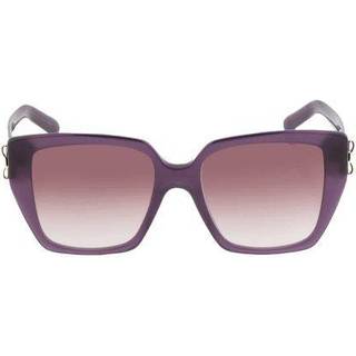 Ferragamo Kvinde SF968S 547 Solbriller Acetat Violet Violet Firkantet Skygge