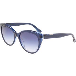 Calvin Klein Kvinde CK22520S 438 Solbriller Acetat Blå Blå Cat Eye Normal Fotokromatisk