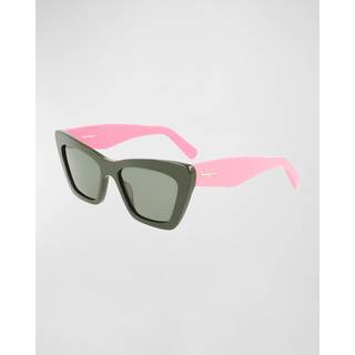 Salvatore Ferragamo SF 929S 304 55 Solbriller Kvinder Grøn - Dark Green - 55mm