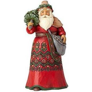 Enesco Jim Shore Heartwood Creek Santa's Around the World Sweden Stone Resin 7 """" Figure
