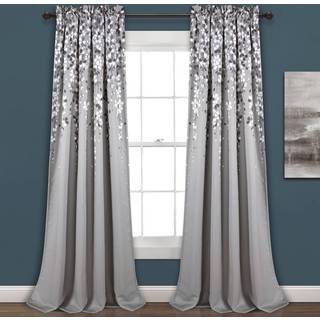 Frodig indretning gr?dende blomster m?rkere vinduesgardiner panel s?t til stue spisestue sovev?relse (par) 52 """" w x 108 """" l gr?