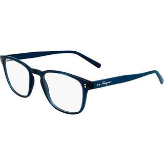 Ferragamo Mand SF2913 402 Optiske stel Acetat Blå Firkantet