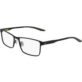 Nike Unisex NIKE 8047 005 Optiske stel Metal Sort Firkantet