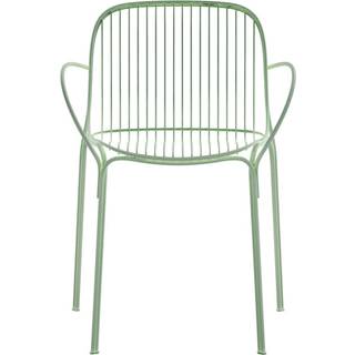 Kartell Hiray Spisebordsstol med Armlæn Grøn