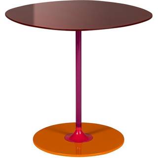 Kartell Thierry Sofabord 50x50 Cm - Sofabord Stål Bordeaux - 04041BO