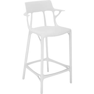 Kartell - A.I. Stool Light 65 cm, Black - Barstole og bartaburetter - Philippe Starck - Sort - Plast