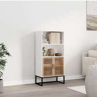 højskab 60x35x125 cm konstrueret træ hvid