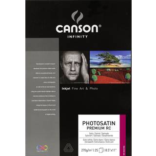 CANSON Infinity Photosatin Fine Art Paper 270 Gram 8,5 x 11 tommer 25 ark
