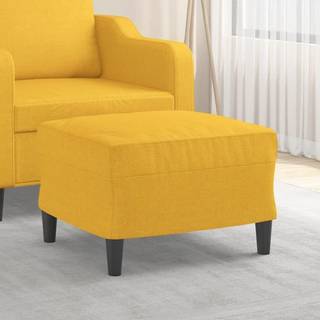 fodskammel 60x50x41 cm stof gul