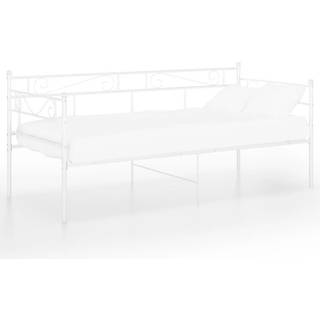 sengestel til sovesofa 90x200 cm metal hvid