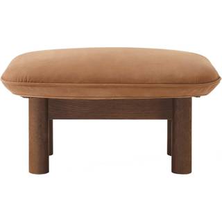 Audo Brasilia Ottoman Cognac (Dunes 21004) Dark Stained Oak