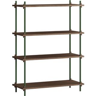 Moebe Shelving System s.115.1.A - Smoked-Oak/Pine-Green