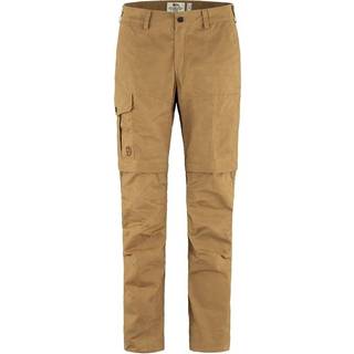 Fjällräven Women's Karla Pro Zip-Off Trousers Zip off-bukser Damer størrelse 42 farve beige