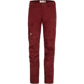 Fjällräven Women's Karla Pro Zip-Off Trousers Zip off-bukser Damer størrelse 48 farve rød