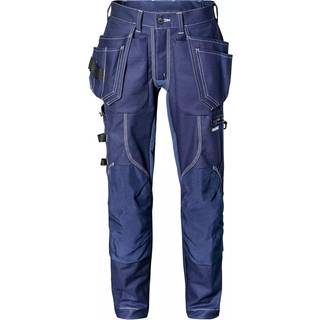 Fristads 129474 Håndværker stretch bukser 2604 / Arbejdsbukser Marine D104