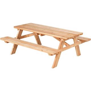 PLUS bord/bænkesæt, natur/lærk, 177 cm