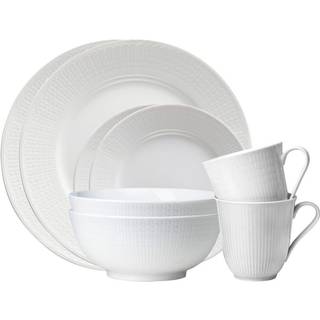 Rörstrand Swedish Grace Startsæt 8 Dele Sne - Service & Startsæt Porcelæn Snow (White) - 1025894