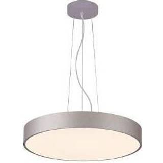 Menkar LED-hængelampe, sølvfarvet, Ø 80 cm, CCT, op/ned