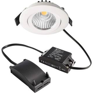 Dione LED-loftspot, indbygget, 4.000 K, hvid