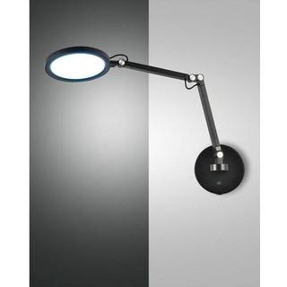 Regina LED-væglampe, sort, CCT, dæmpbar, justerbar