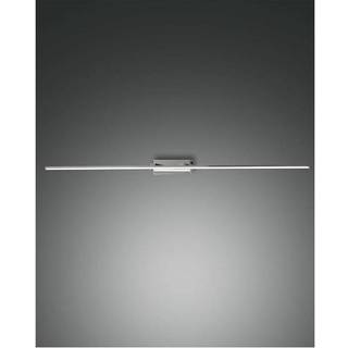 LED-spejllampe Nala, forkromet, bredde 110 cm, metal