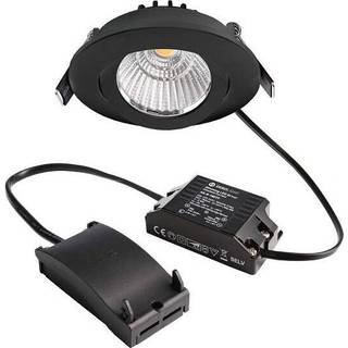 Dione LED-loftindbygningsspot, 3.000 K, sort