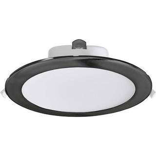Indbygget loftlampe med LED Acrux, Ø 24 cm, sort, CCT